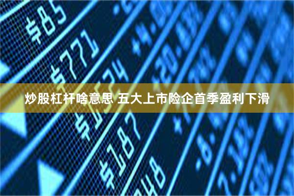 炒股杠杆啥意思 五大上市险企首季盈利下滑