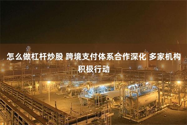 怎么做杠杆炒股 跨境支付体系合作深化 多家机构积极行动
