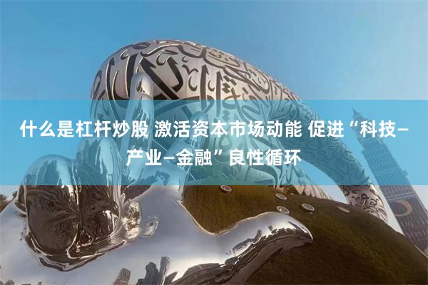 什么是杠杆炒股 激活资本市场动能 促进“科技—产业—金融”良性循环