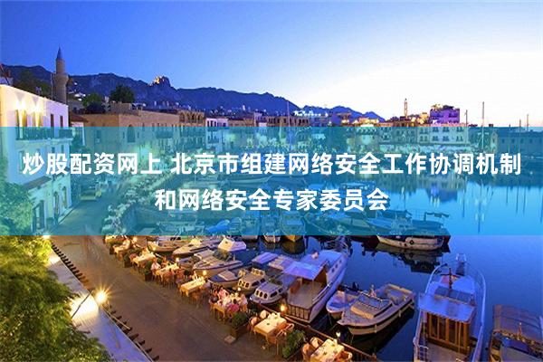 炒股配资网上 北京市组建网络安全工作协调机制和网络安全专家委员会